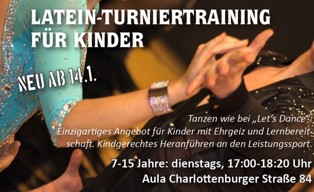 Latein Turniertraining für Kinder